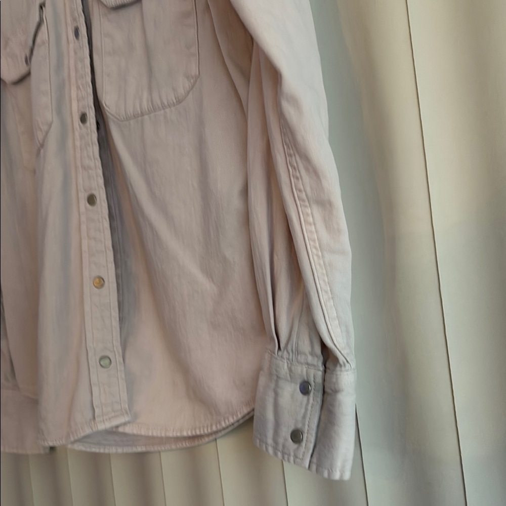 Calvin Klein Light Pink Button Down Shirt Women’s Sz M - Picture 4 of 7